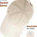 FURTALK Unisex Vintage Washed Unstructured Baseball Cap Washed Cotton Adjustable Dad Hat (Beige)