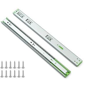 NIBNIE 6 Pairs 22 Inch Soft Close Drawer Slides, Heavy Duty Full Extension Ball Bearing Self Closing Drawer Slides Side Mount for Kitchen Cabinet, RV, Tool Box, 150 LB Capacity