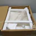 Hanaive Flower Cart Display Stand with Wheels for Bridal Shower Baby Shower Party Large Country Market Vintage Wooden 3 Tier Rolling Table Cart for Display Flower Candy Party Favors and Crafted Items