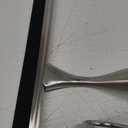 peafowl Shower Squeegee Stainless Steel Bath Squeegee for Shower Glass Doors Bathroom Windows Kitchen Mirror and Car Glass with Hooks Holder (Brushed Silver, 6 inch)