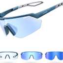 Lamicall 24g Polarized Sports Sunglasses for Men Women - UV400 Protection Sun Glasses for Baseball Running Cycling Driving