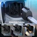 NACS to CCS Adapter Max 500A/1000V Fast Charging Adapter with Overheating Protection Compatible with Tesla Superchargers for CCS1 EVs