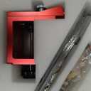 Pocket Hole Jig Kit, Adjustable Aluminum Pocket Hole System, Portable Screw Jig Set Guides Joint Carpentry Locator Woodworking Tools with Wooden Hole Plugs