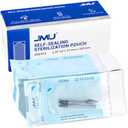JMU 200 Self Sealing Sterilization Pouches, 2.25" x 5" Autoclave Sterilizer Bags