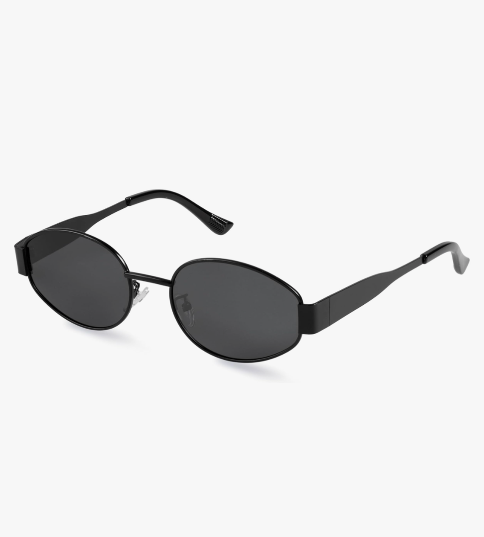livho 2025 Trendy Oval Sunglasses - Stylish Polarized Shades for Everyday - Retro Metal Frames