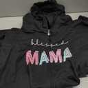 Blessed Mama Zip Hoodie Size XL