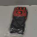 BBQ Fireproof Gloves, Grill Cut-Resistant 1472F Heat Resistant Gloves, Non-Slip Silicone Oven Gloves, Kitchen Safe Cooking Gloves for Oven Mitts,Barbecue,Cooking, Frying,13.8 Inch-Red