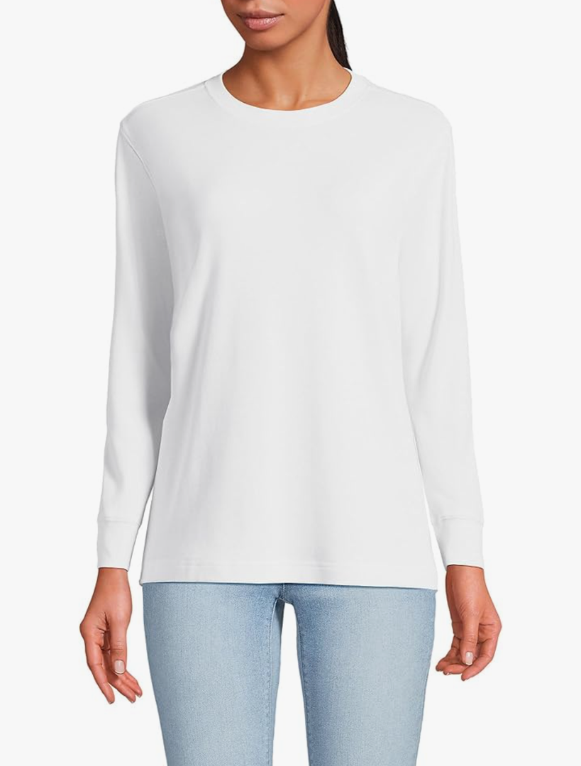 Women's White Long Sleeve Harmony Balance XS