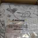 8x8 Round Area Rugs for Living Room-Washable Soft Large Vintage Rug Non-Slip Stain Resistant Traditional Stain Resistant Indoor Floor Low Pile Carpet for Bedroom Dining Room or Home Office- White