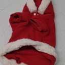 EXPAWLORER Christmas Dog Hoodie - Santa Claus Christmas Costume Outfit, Pet Winter Sweater Coat, Puppy Party Clothes Apparel for Small Medium Dogs
