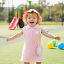 Renotemy Infant Baby Girl Dress Toddler Girl Summer Clothes Outfits Gifts Sport Casual Sundress Polo Dresses for Girls (Pink)