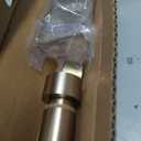 Ivilon Drapery Window Curtain Rod - End Cap Style Design 1 Inch Pole. 48 to 86 Inch Color Warm Gold
