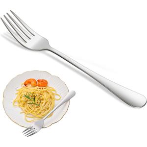 Dinner Forks,8-Piece 8 Inches Stainless Steel Table Fork,Dishwasher Safe Flatware Forks,Food Grade Mirror Polishing Silverware Main Fork For Home,Restaurant Or Hotel