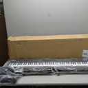 88 Key Piano Keyboard, Semi Weighted Electronic Digital Piano with Music Stand, Power Supply, Sustain Pedal, Bluetooth, Stand, MIDI, for Beginner Professional at Home, Stage