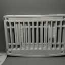 NEWBULIG Dog Playpen 24 Inch 4 Panels Plastic Pet Play Pen Fence | Portable, Secure Locking Door, Indoor Outdoor Yard RV Camping, Small Medium Dogs, White