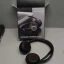 Wireless Headset with Mic for Work, Bluetooth V5.2 Headphones with AI Noise Cancelling Microphone, USB Dongle, Clear Calls & Mic Mute, for Laptop, PC, iPhone & Android Phones (Black)