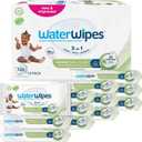 WaterWipes Sensitive+ Baby & Toddler Wipes, 3-In-1 Cleans, Cares, Protects, 99.9% Water, Textured Clean, Unscented & Hypoallergenic, 720 Count (12 Packs)