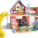 Honey Bee Acres Sunshine Meadow School Complete Set with Miniature Flocked Figure, 21 Pieces , Ages 3+
