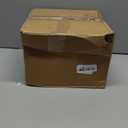 Mkono Ceramic Hanging Planter of Shallow 8 Inch and Deep 6 Inch for Indoor Outdoor Plants, Set of 2 Modern Plant Pot Geometric Porcelain Hanging Basket with Polyester Rope Hanger