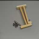 Jig Bracelet Maker, Adjustable Wood Bracelet Jig DIY Hand Knitting Jig with 2 Clamp Bracelet Braiding Tool, U Shape Clear Scale Maker Rack