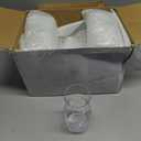 Remagr 6 Pack Single Serving Wine Carafe Glass Small Mini Carafe Individual Wine Refill Decanter for Dinner Parties Tastings Bars Restaurants (7.7 oz)