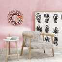 TEMPUS 18" Artificial Valentine's Wreath, Pink and Red Heart Berry Wreath for Front Door Wall Party Wedding Decorations, for Girl Friends for Valentine's Day