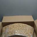 KOLWOVEN 42in Christmas Tree Collar, Christmas Tree Ring Adjustable Water Hyacinth Skirt, Christmas Tree Skirt for Decoration, Base Protection from Pets (Water Hyacinth) (Natural)