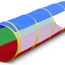 Hide N Side 6ft Crawl Through Play Tunnel Toy, Pop up Tunnel for Kids Toddlers Dogs Babies Infants & Children Gift Indoor & Outdoor Action Toy Tunnel