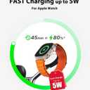 3-in-1 Wireless Charging Station for Apple Devices - Fast Charging Station for iPhone and Watch with MagSafe, Stable Charger Stand for iPhone 12-15 & iPhone 16 & iWatch & AirPods