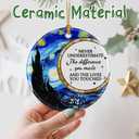 Christmas Ornaments, Going Away, Goodbye, Farewell Gifts for Coworkers - Retirement, Coworker Leaving Gifts for Women, Men - Leaving Job, Moving Away Presents for Friends, Boss, Work Bestie - Design C