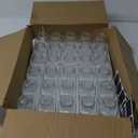Encheng 8 oz Glass Bottles, Reusable Glass Water Bottle With Airtight Lids, Vintage Drinking Jars for Smoothies, Kombucha, Tea, Juicing Bottles Beverage Milk Bottle With Caps, Liquid Storage Jars 30pack