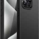 Audiobuds Acoustix & 
JETech Silicone Case for iPhone 15 Pro Max 6.7-Inch, Silky-Soft Touch Full-Body Protective Phone Case, Shockproof Cover (Black)