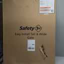 Safety 1st Extra Wide Baby Gate with Door: Premium Child Safety, Extra Tall Gate for Doorways, Dog Gates, Easy Installation, 36" Tall & Wide, Fits 29"-47"