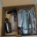 Hooyeah Portable Cordless Pressure Washer, Lithium Battery Powered Handheld Water Sprayer, Max 217 PSI, 5-in-1 Nozzle & Foam Pot, Type-C Charging Foldable Pressure Washer Gun for Car, Bikes, Patios (Green)