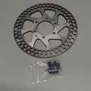 AlveyTech Front Brake Disc Rotor for Razor MX500 & MX650 Electric Dirt Bikes - Rotors for Dirt Rocket Bike Brakes, 6-1/4" (159mm) Diameter with 6 Mounting Holes