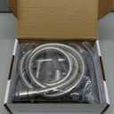 Handheld Toilet Bidet Sprayer for Toilet-Adjustable Water Pressure Control with Bidet Hose for Feminine Wash, Stainless Steel Brushed Nickel Cloth Diaper for Baby Wash (Stainless Steel, 1)