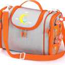 Carrying Case Compatible with Toniebox 2/1 Starter Set, Role Storage Bag with Handle and Shoulder Strap, Portable Travel Organizer Case for Tonies Headphones, Charger and Accessories (Grey)