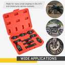 Motorcycle Flywheel Puller Set | 10PCS Universal ATV Motorcycle Repair Tool for Motorcycle Bikes, Honda, Suzuki, Bosch, Kawasaki, Ducati, Yamaha Flywheel