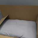 BYSURE 3 Pieces King Comforter Set(Grey), Lightweight Bedding Set with 2 Pillow Shams, Down Alternative Diamond Stitched Bedding Comforter for All Season