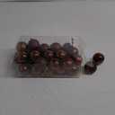 30ct Christmas Ball Ornaments, 2.36" Shatterproof Tree Decorations, Perfect Hanging Ball for Indoor/Outdoor Holiday Christmas Party Decor (Brown)