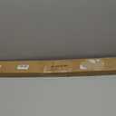 No Drill L-Shaped Vinyl Cordless Mini Blinds,White,45.5" Wx 48" H