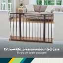 Safety 1st Easy Install Baby Gates for Doorways, Tall & Wide, Dcor Easy Install, Pressure Mount Fastening, No Drilling
