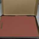 Pendaflex Recycled Classification File Folders, 2 Dividers, 2" Embedded Fasteners, 2/5 Tab Cut, Legal Size, Red, Box of 10 (29075R)