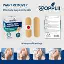 2 x Wart Remover Pads with Salicylic Acid, Medicated Adhesive Patches for Common and Plantar Warts, Corn Removal Pads for Feet and Hands, 24 Count