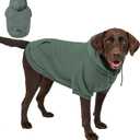 Tuff Pupper Dog Hoodie | Premium Quality Insulated Fabric | Ultra Soft Interior for Superior Comfort | Elastic Cuffs & Drawstring for Warmth | Stretch Fit Suitable for All Breeds (Teal, XXL)