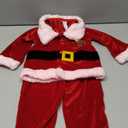 Toddler Baby Santa Claus Costume Boys Girls Christmas Outfits Reindeer Jacket Long Pants Hat Xmas Cosplay Sets (12-18 Months, Red)