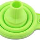 1pc Mini Silicone Foldable Funnel Silicone Gel Foldable Collapsible Style Funnel Water Filler Tool Kitchen Accessories Gadget Random Color