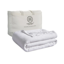 Threadmill Summer Muslin King Size Blanket | 4 Layer 100% Cotton Gauze Blanket | Lightweight, Soft, and Breathable Muslin Blanket for All Seasons | White