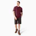 Dickies Men's Big & Tall Heavyweight Crew Neck Short Sleeve Tee Big-Tall (Red, L)