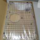 Serene Valley Sink Bottom Grid 20" X 13", Rear Drain with Corner Radius 2", Sink Protector SVM2013R